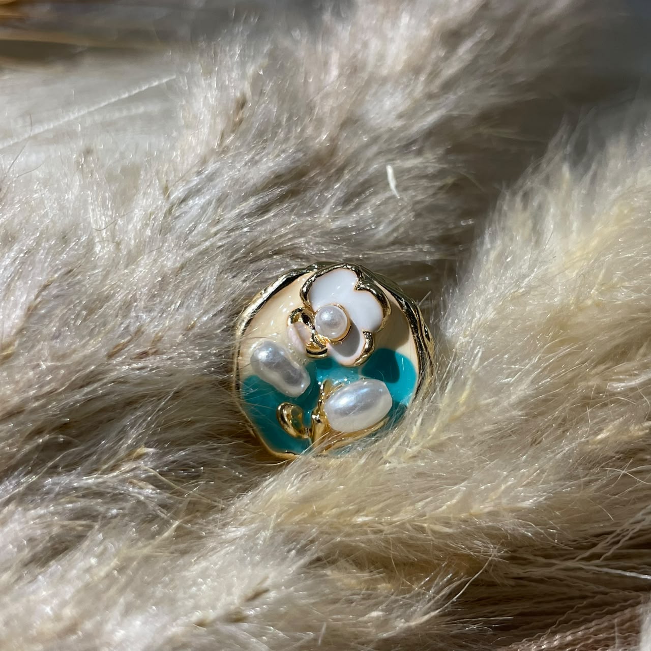Multi design Floral Ring